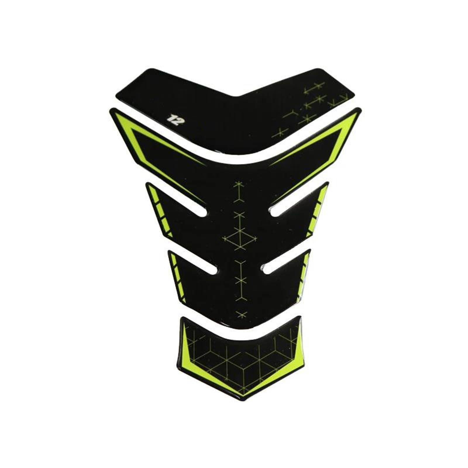 Motorcycle Fuel Tank Pad Protection Sticker Decal Fairing Kit Knee for Kawasaki ZX12R ZX-12R(Style 2)