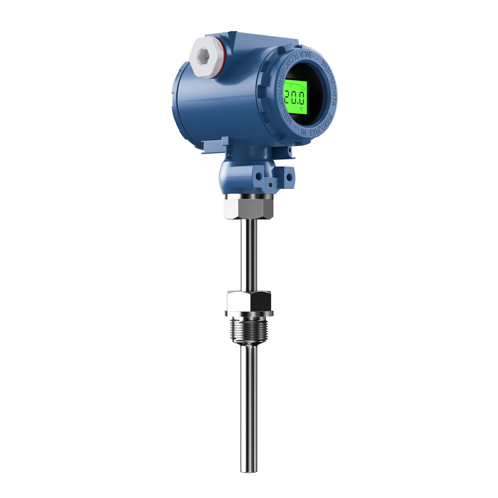 Sensor PT100 de acero inoxidable 304, 0-100 ℃, 0-200 ℃, -50-200 ℃, convertidor de señal de temperatura, 4-20 mA, M27*2, transmisor de temperatura de señal PT100(0-200C 4-20mA)