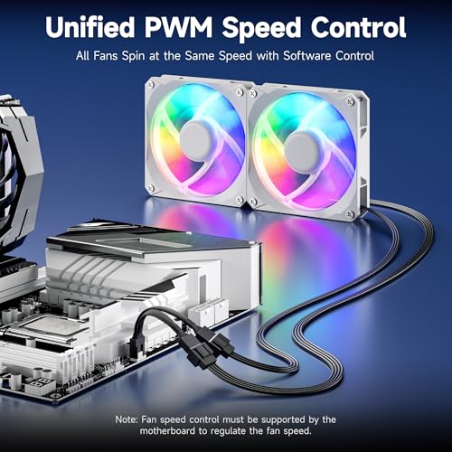 Image of Cable Matters 2-Pack 6-Pin PCIe to 8-Pin PCIe Adapter Power Cable - 4 Inches PWM 2x Fan Splitter