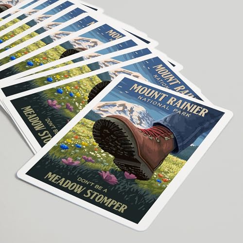 Baraja Poker Mount Rainier Washington 52 Cartas miniatura 5