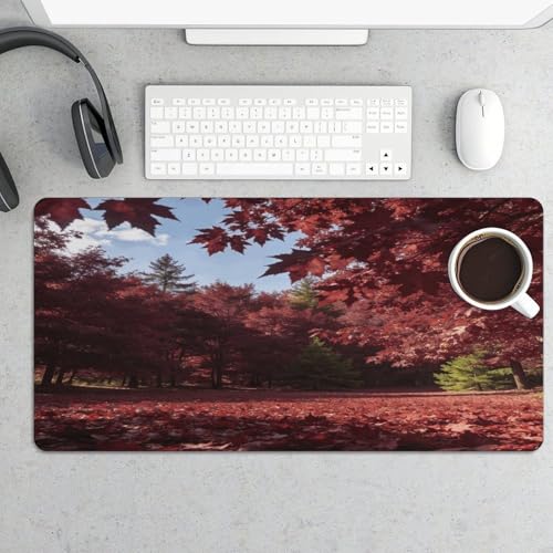 Burgundyred Desk Pad impermeable 30x60 cm miniatura 5