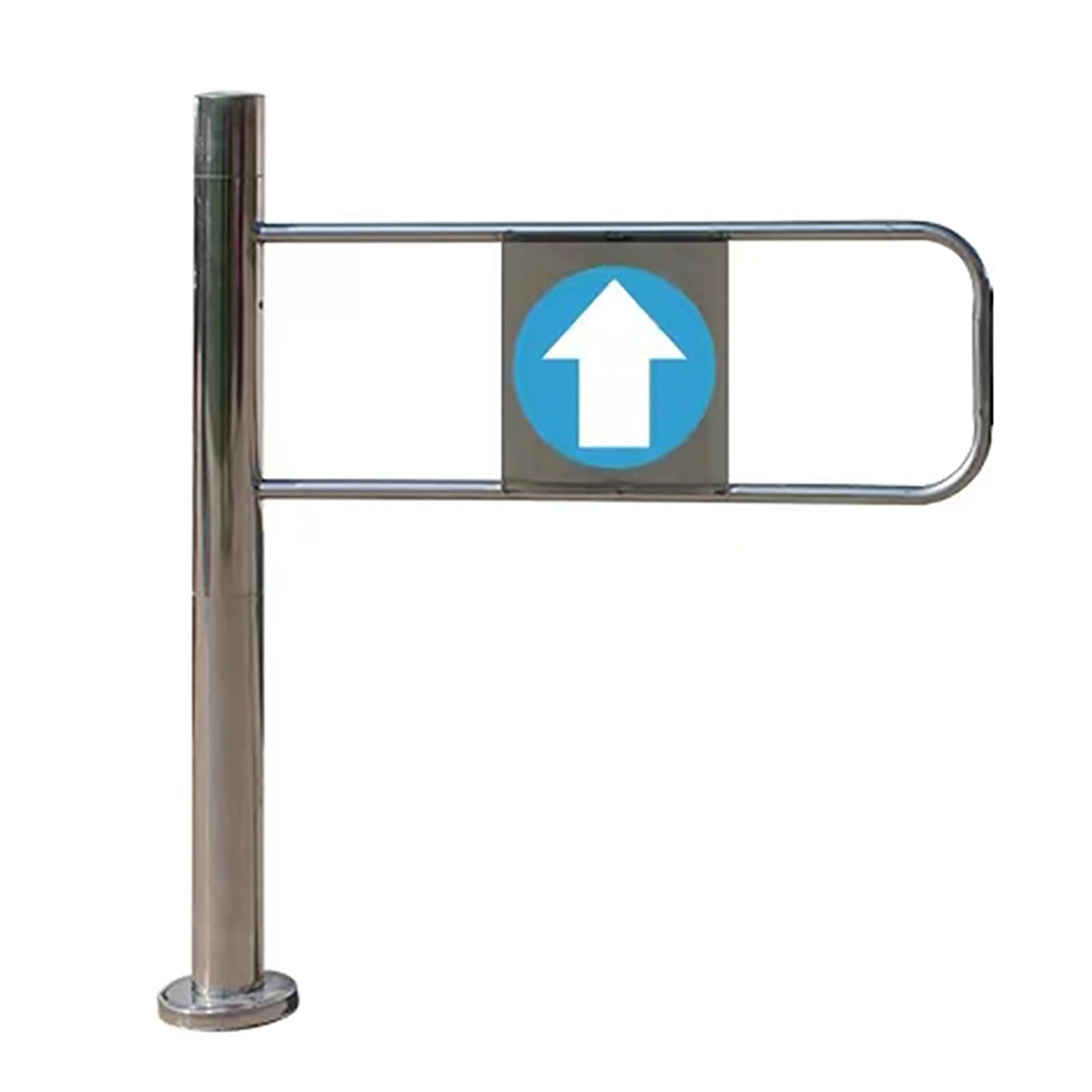 Aioneer Spring-Loaded Swing Gate With Automatic Rebound For Safety And Access Control In Aisles-Left-100cm/39.4in