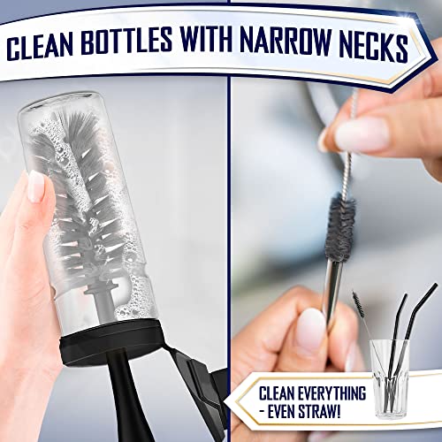Dish Brush Set of 4 with Long Handle