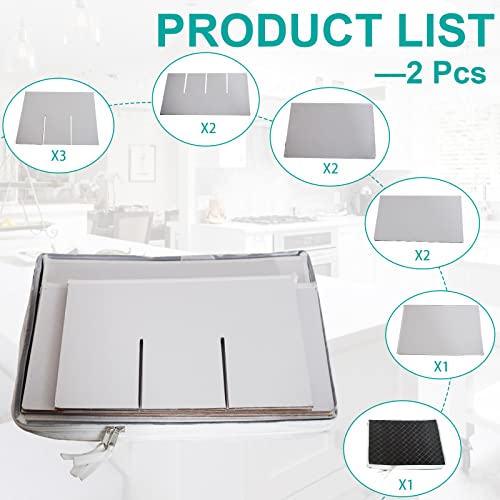 VERONLY China Storage Containers Stemware Storage Cases for 12 Wine