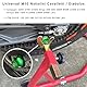 Universal CNC Aluminium Ständeraufnahme - 2Pcs M10*1,25 Bobbins Montageständer für Z750 Ninja 250 ER6N ZX10R ZX6R Versys1000 FZR 1000 400 600R-Grün