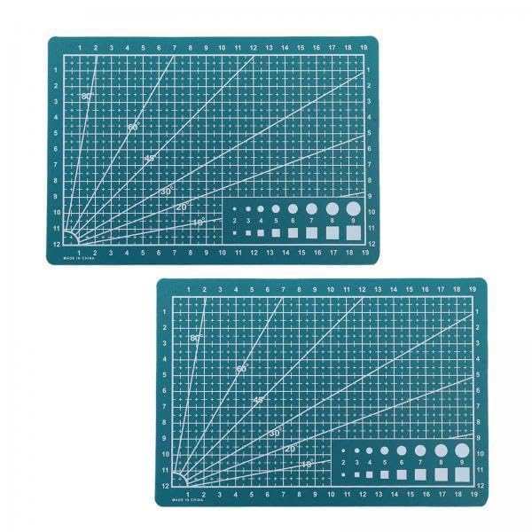 Tachiuwa 3X Pair of Quilting Mats, Double Sided Cutting Pads for Projects and Scrapbooking
