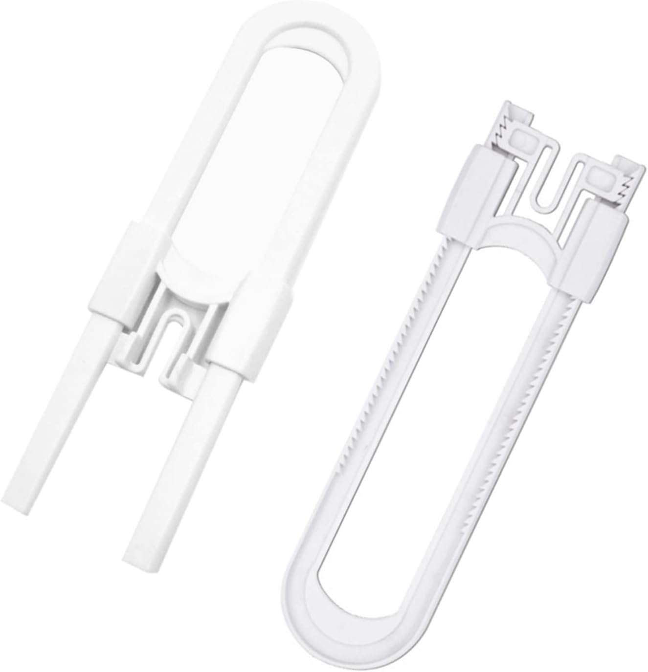 Latch Lock Proofing Sliding Cabinet Locks Safety Latches Adjustable Locks for Handles Knobs Drawers Closet Cupboard