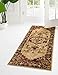 Rugs.com Saturn Collection Rug â€“ 5 Ft Runner Cream Medium Rug Perfect for Hallways, Entryways
