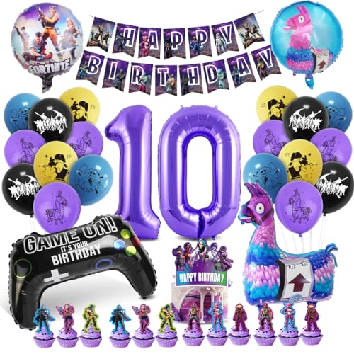 Decoración Cumpleaños 10 Niño, Globos de...