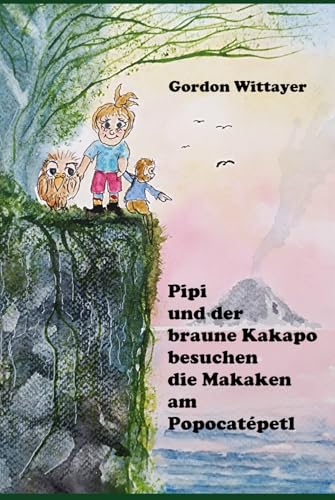 Pipi und der braune Kakapo besuchen die Makaken am Popocatépetl