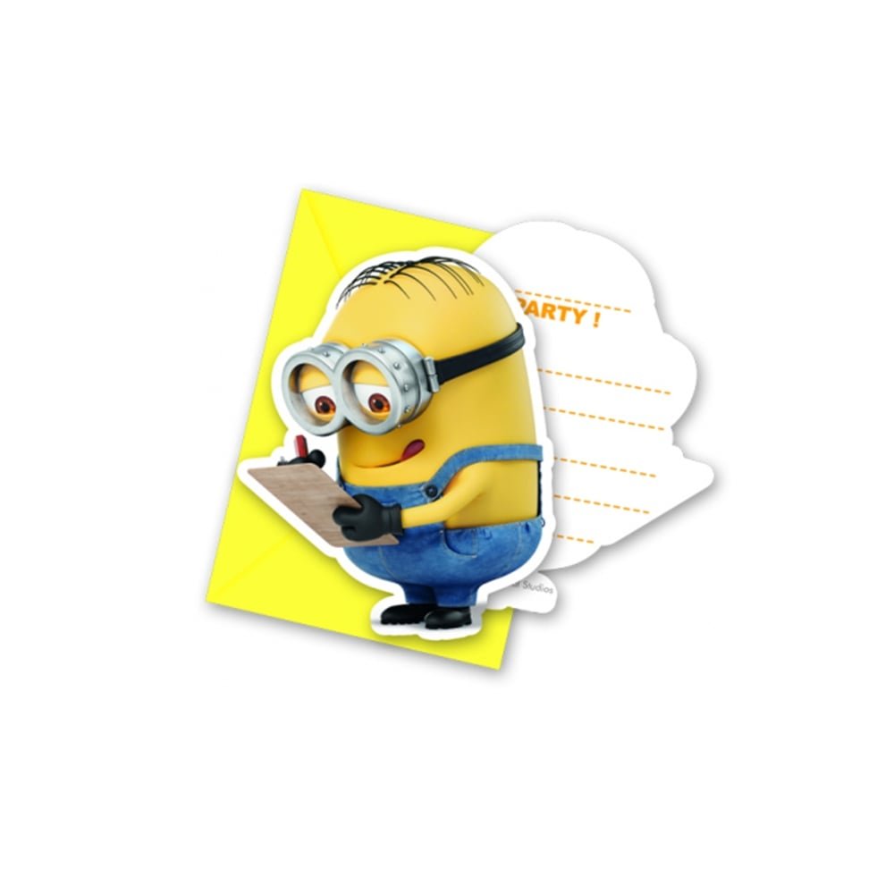 Universal Despicable Me Minions Invitations Envelopes 6ct Yellow Buy Online In Angola At Angola Desertcart Com Productid