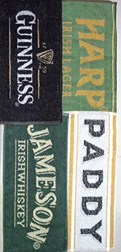 Lot de 4 serviettes de bar irlandais