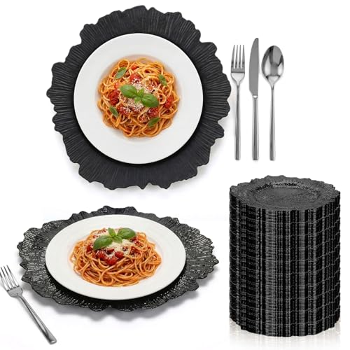 Set de 100 Platos Decorativos de Mesa 12.2 pulgadas miniatura 2