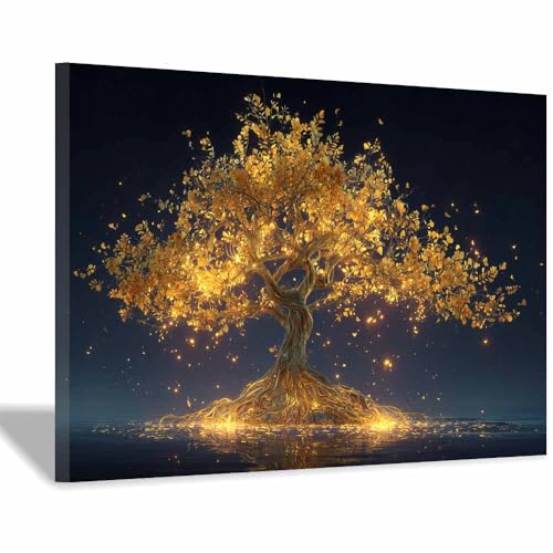 Art decoration pour maison tableau mural arbre des esprits brillant