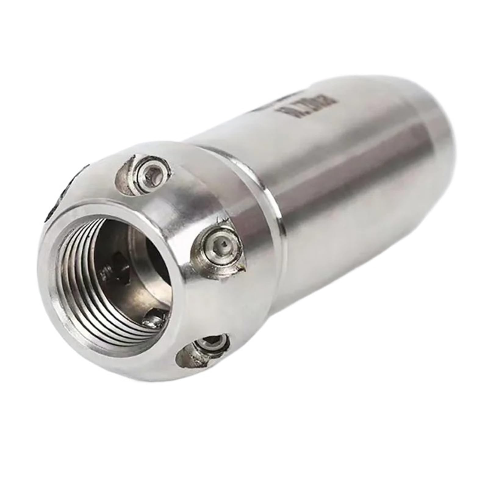Accionador Boquilla Rotor 1/2", Cabeza Turbo Jet | Base de boquilla rotativa, caudal 20-80L, herramienta desazolvar, racor NPT 1/2", accesorio hidrolimpiadora