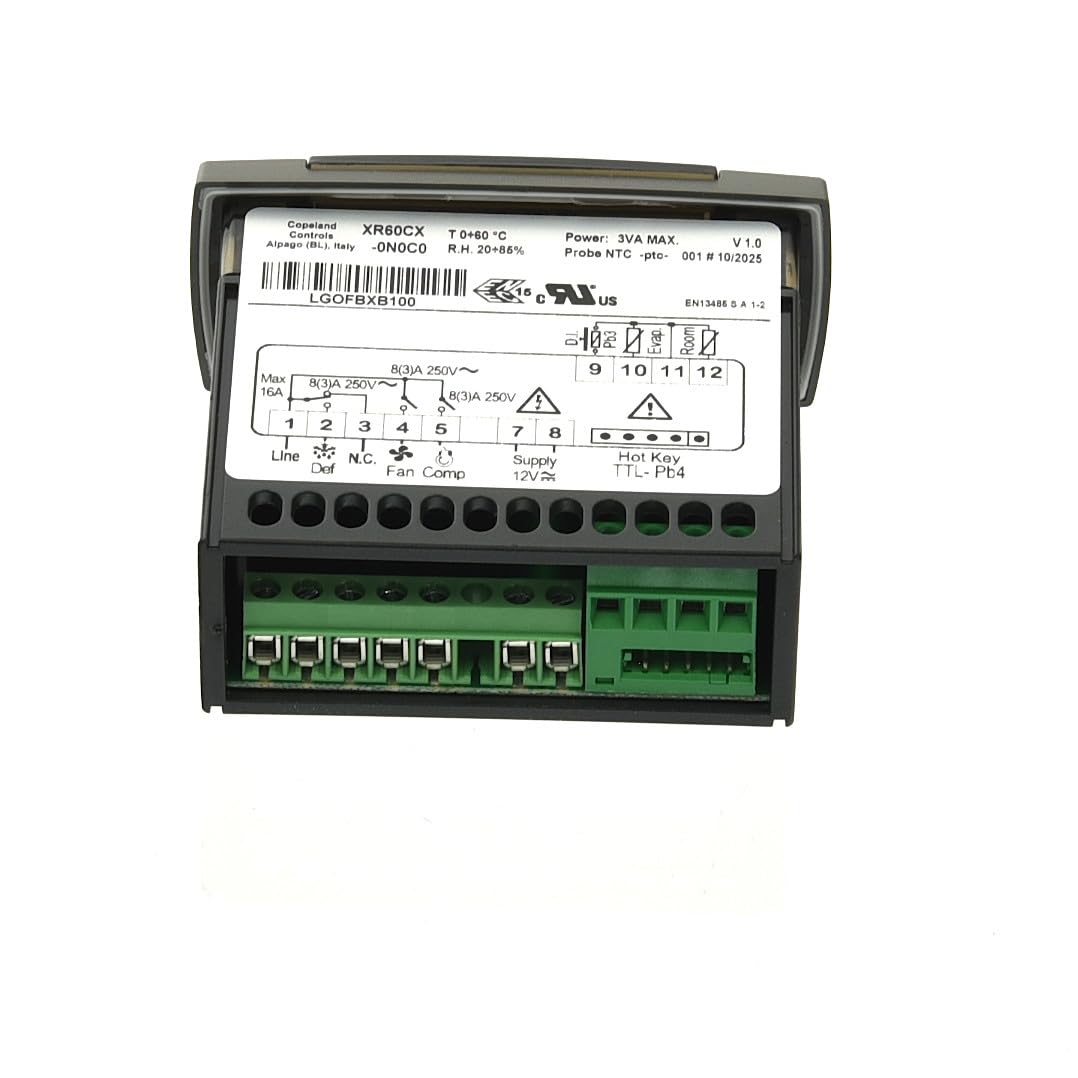 Elektronikregler XR60CX-0N0C0 von DIXELL 71x29 mm 12 V Relais: NO-8A(3) & CO-8A(3)