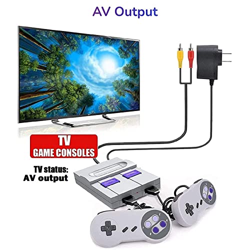 821 Retro Game Console, AV Output Plug & Play for Kids and Adults, NES Classic Game Console Built-in 821 Classic Video Games, Classic Childhood Memories, Birthday Gifts. - Thumbnail 4