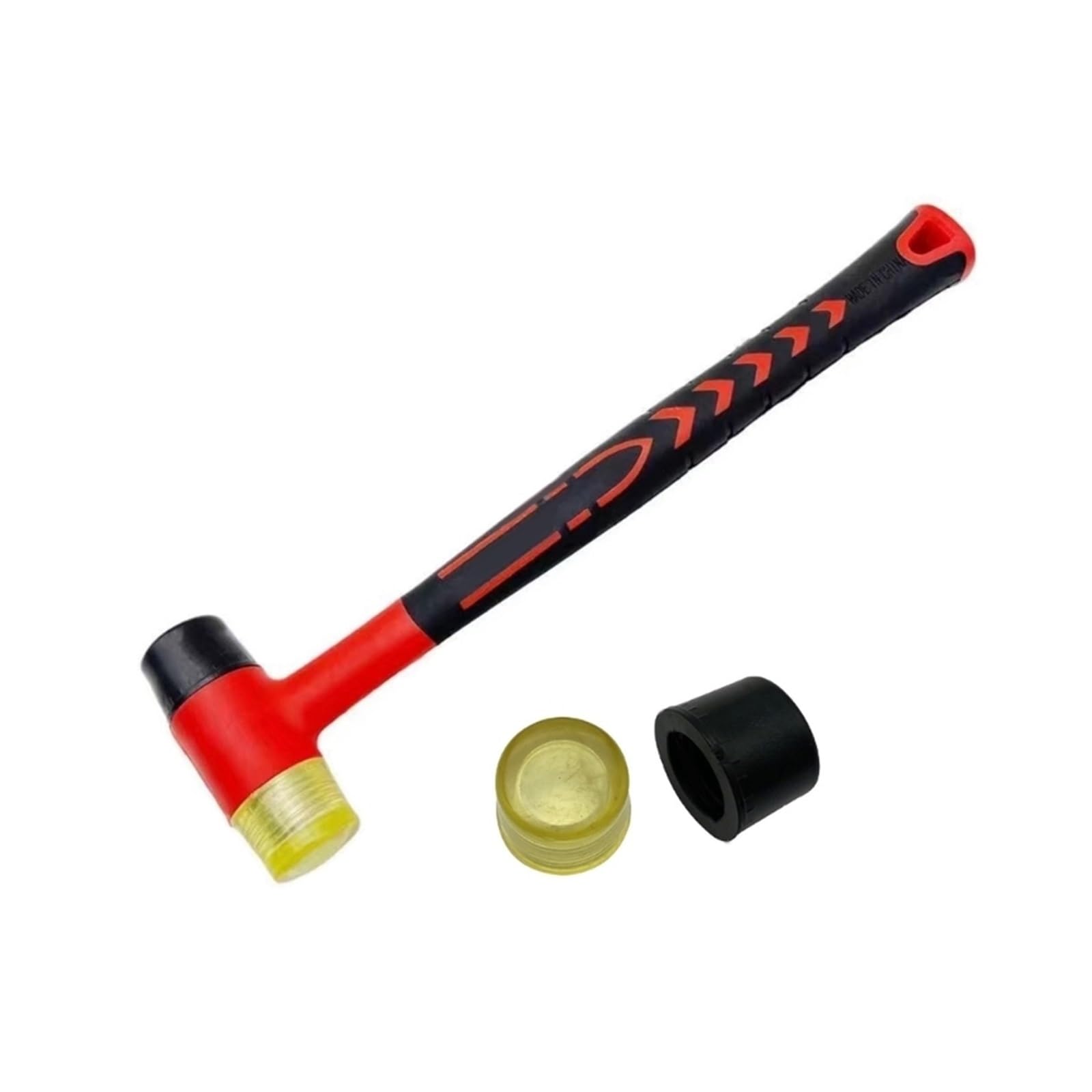 Double-Faced Soft Mallet Rubber Hammer Essential Tool for Home Improvement for DIY Hand for Woodwork for Woodworking