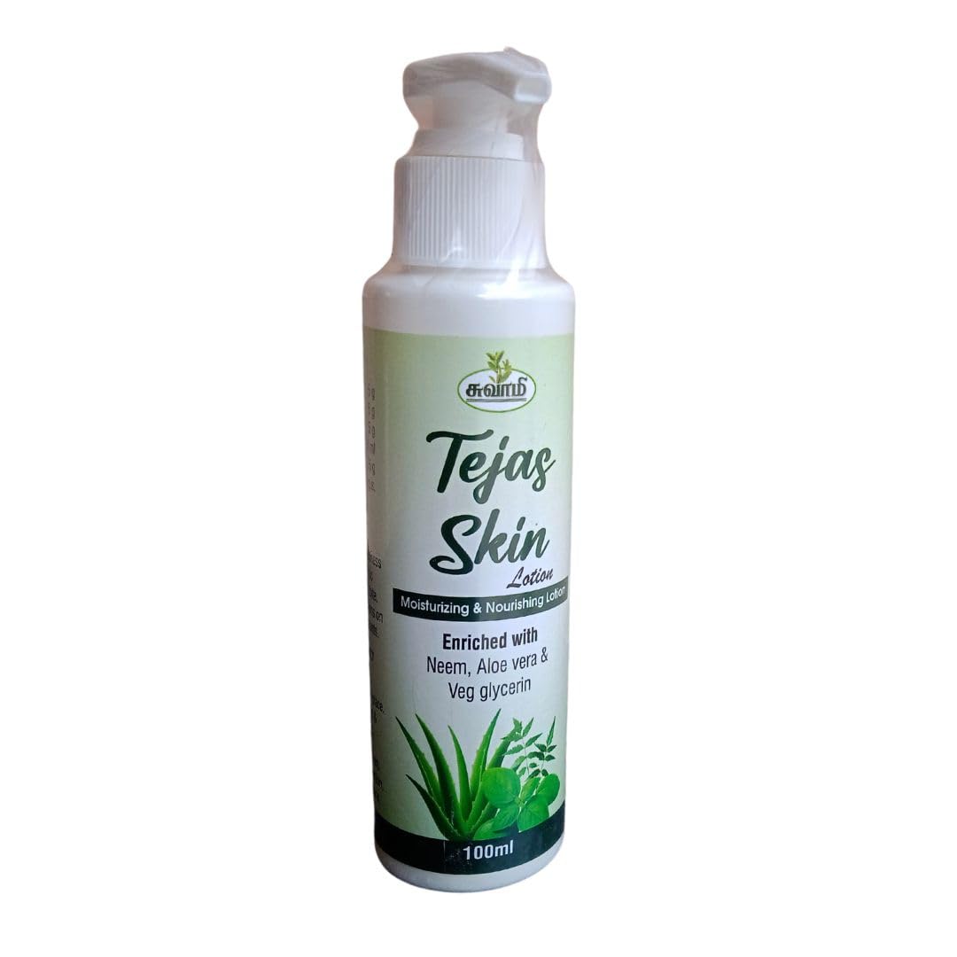 Tejas Skin Lotion Moisturizing & Nourishing Lotion | Enriched With Neem, Aloe Vera & Veg Glycerin For Men & Women, 100ml (Pack of 1)