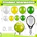 LaRandom 108 Pcs Tennis Party Decorations Tennis Balloon Arch Garland Kit White Green Yellow Foil Latex Balloons for Sports Themed Birthday Women Men Party Decorations Supplies