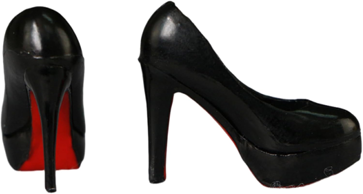 Realistic High Heel Doll Shoes for 1 / 6 Dolls Action Figure Fashion Accessories Dressingup Decoration Footwear Shoes for Action Figure