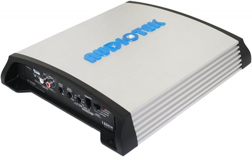 قمة view of AUDIOTEK AT820S ampجهاز عرض يعرض لوحة التحكم