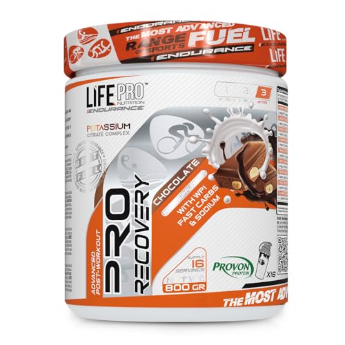Life Pro Endurance Pro Recovery 800g | Regeneración con Carbohidratos | Maximiza la recuperación |...