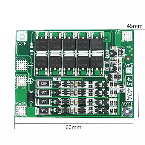 10pcs 4S 40A Li-ion Lithium Battery 18650 Charger PCB BMS Protection Board with Balance for 14.8V 16.8V Lipo Cell Module