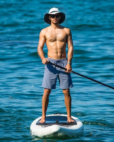 Image of SURF CUZ Mens Swim Trunks with Compression Liner Swim Shorts 7 inch Swimming Trunks Stretch 7 Inch Swim Suits Quick Dry