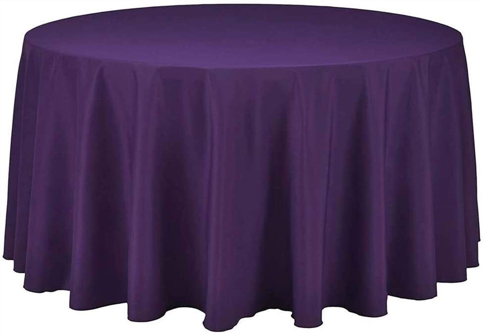 Tovaglie Fatte a Mano Tovaglia in Poliestere Solido Rotondo Semplice Tovaglia Rotonda Moderna Tovaglia per Ristorante di Nozze (Color : F, Size : 335CM)