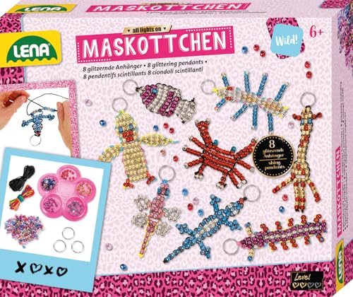 Lena 42690 Maskottchen groß Maskottchen Perlentiere Bastelset ab 6 Jahren,...