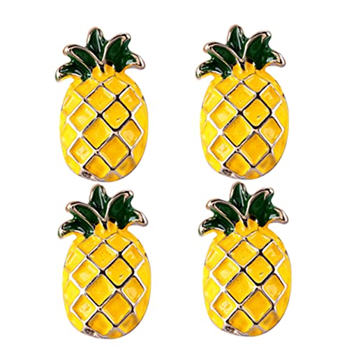 Brooch épingles ananas lot de 4 pièces pour style quotidien femme