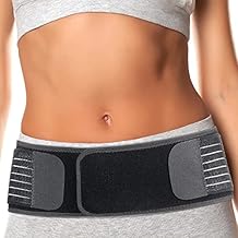 Thx4COPPER Anti-Slip Mesh SI Hip Belt, Compression Lower Back Support Brace, Elastic Sacroiliac Joint Brace