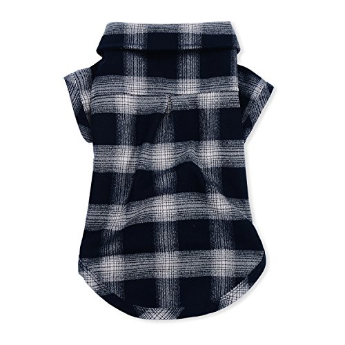 Koneseve Dog Shirt, Pet Plaid Clothes Shirt T-Shirt Sweater Matching Breathable For Small Medium Large Dog Cat Puppy Adorable Casual Cozy Halloween Thanksgiving Christmas Costumes (Blue; 4Xl) #TOP1