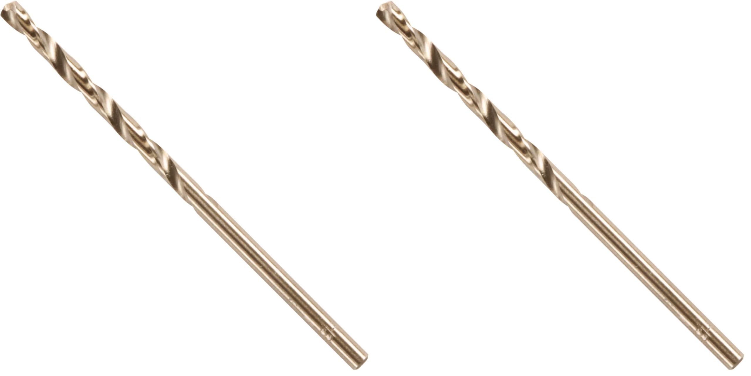 BOSCH CO2135B 1/8 in. x 2-3/4 in. Cobalt M42 Drill Bit (Pack of 2)