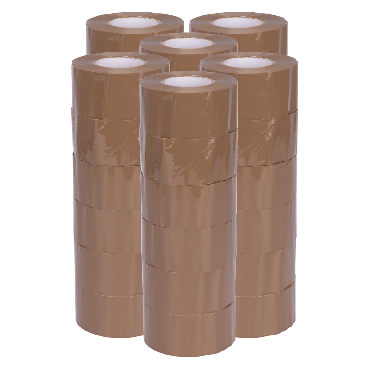verpacking High Tack Packband PP Braun 48 mm x 150 m Paketklebeband Verpackungsklebeband Verschlussband (36 Rollen)