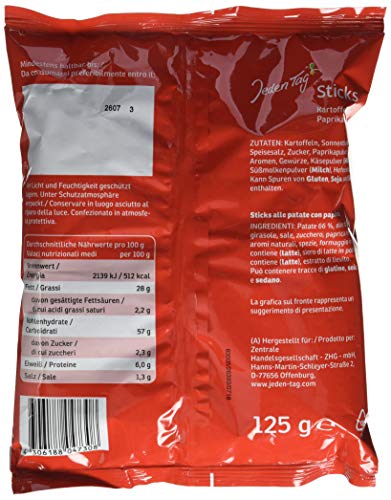 Jeden Tag Kartoffelsticks, 125 g
