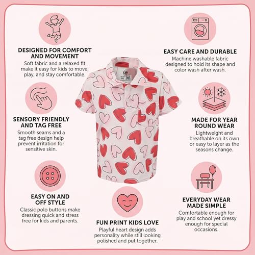 Image of Unique Baby Moisture Wicking Kids Polo Shirts for Toddler Boys Polo Shirt
