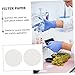 Holibanna 47mm Industrial Filter Paper Discs for Labs Qualitative Oil Test Filter Paper 2 Packs for Mushroom Cultivation and Experiments