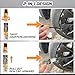 AAROVIBE Gloss Black Rim Touch Up Paint, 20ml Professional Wheel Paint to Easily and Quickly Repair Wheel Scratches, Universal Use, Color Accurate, Long-Lasting & Water/UV Resistant