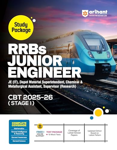 (Old Edition) Arihant RRBs Junior Engineer (JE) CBT Stage 1 2025–...