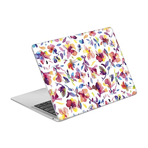 Skin vinyle MacBook Air 13 floral résistant aux traces et rayures motif Ninola