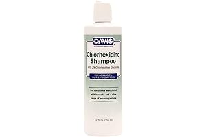 Davis Chlorhexidine Antiseptic Shampoo for Dogs, 12 oz