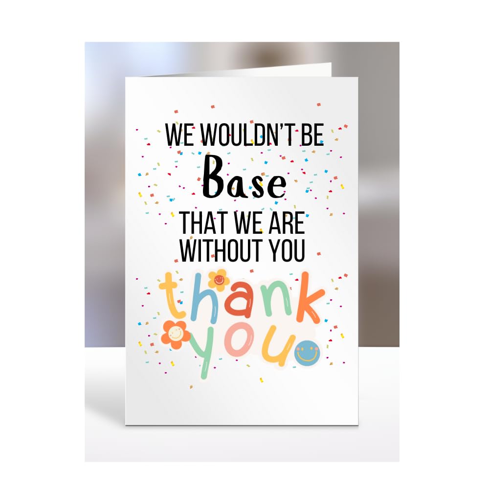 Base Card for member, colleague, boss, manager, supervisor, staff, employee, Thank You Gift for Men, Women, Leaving, Retirement, Presents for Christmas, A5-157_188 โ image 1