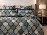 B O S A L O N I Set Copripiumino Matrimoniale HOME Collezione D’Autore – 4 Pezzi, Copripiu...