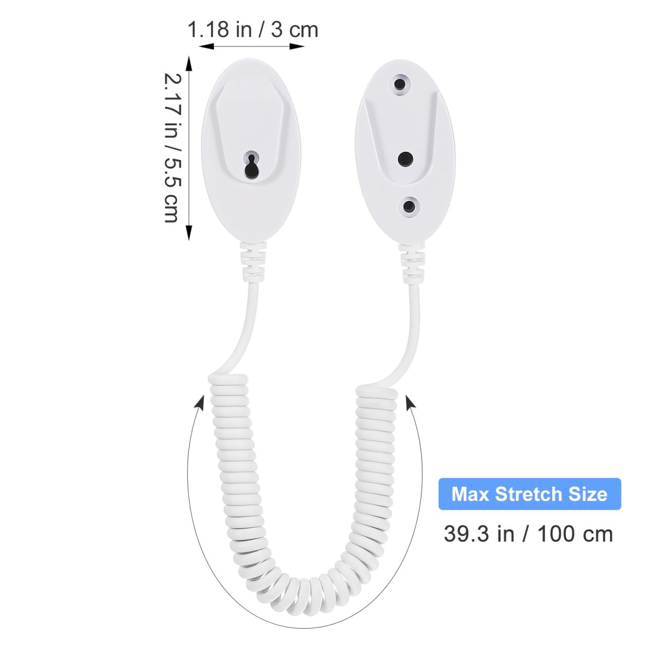 Remote Rescue HaisWonsa Retractable TV Remote Tether - 10ft Leash  Retractable Cord