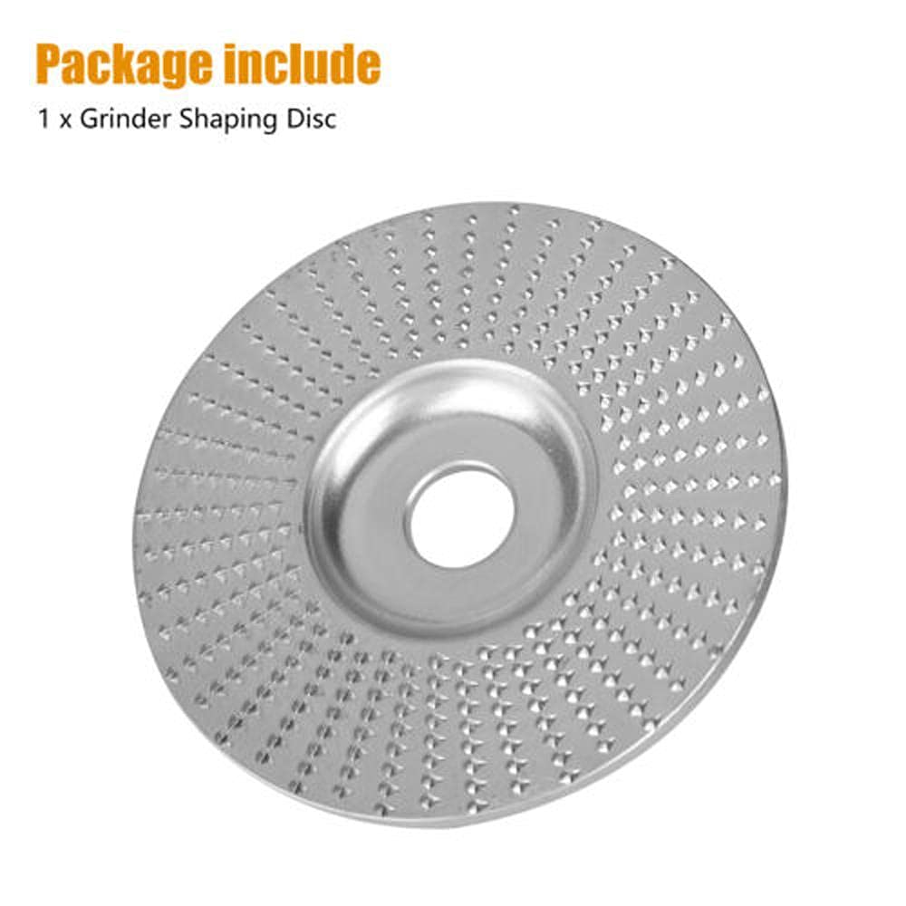 Rueda de Pulido, Amoladora Angular de 16 Mm de Diámetro, Disco para Tallar Madera, Muela Abrasiva, Disco Giratorio, Herramienta de Modelado de Lijado para Amoladoras Angulares (Plata)