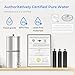Waterdrop Gravity-fed Water Filter System, with Upgrade 3 Black Carbon Filters and Metal Spigot, 9000 Gallon Longer Lifespan and 150% Faster Flow, King Tank Series, 2.25G