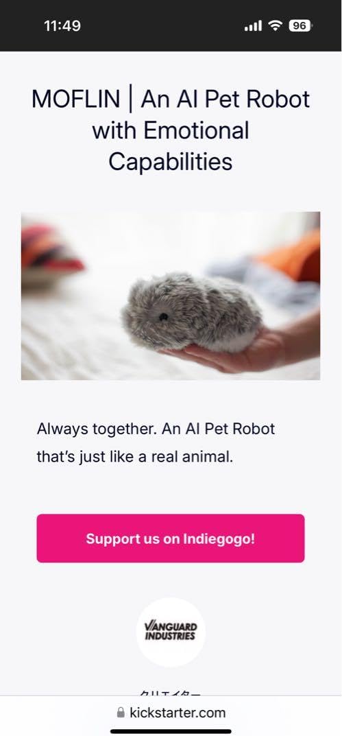 MOFLIN MN-10 AIペットロボット 未使用品】Moflin(MN-10)モフリン AI