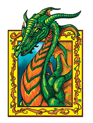 Creative Haven Fantastical Dragons Coloring Book: Relax & Find Your True Colors (Creative Haven Coloring Books) #TOP2